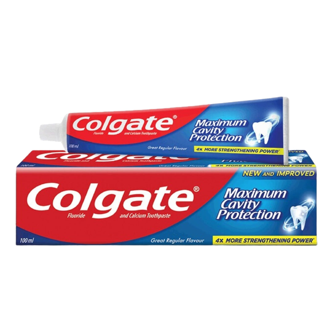 Colgate Maximum Cavity Protection Regular Flavour Fluoride & Calcium Toothpaste 100ml