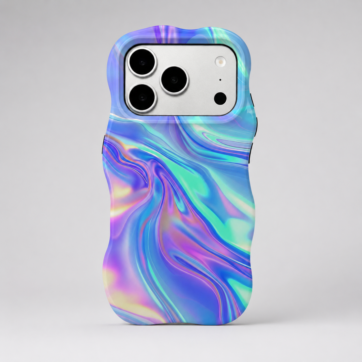 Xeez - Neon Wave Pattern iPhone Case