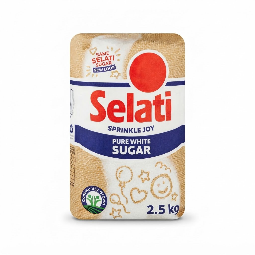 Selati Pure White Sugar Bag 2.5kg