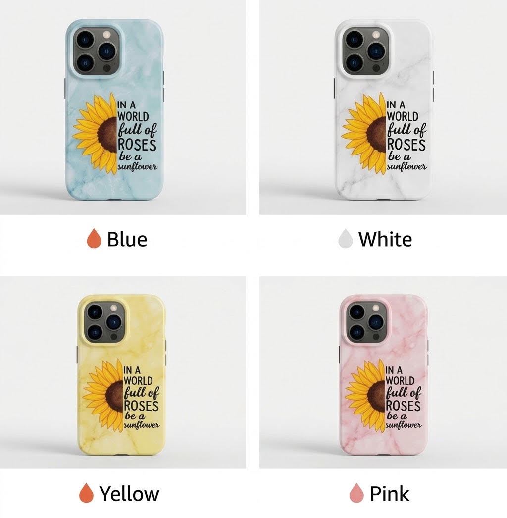 Xeez - Motivated Sunflower iPhone Case