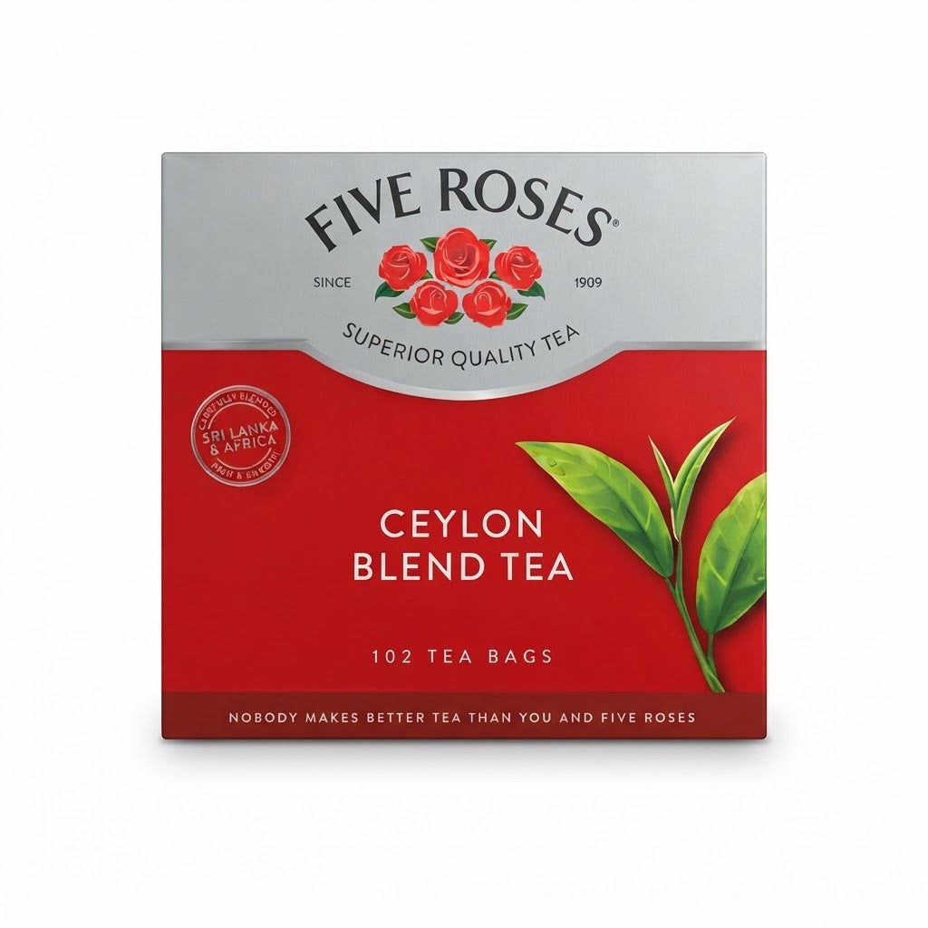 Five Roses Ceylon Blend Tagless Tea Bags 102 Pack