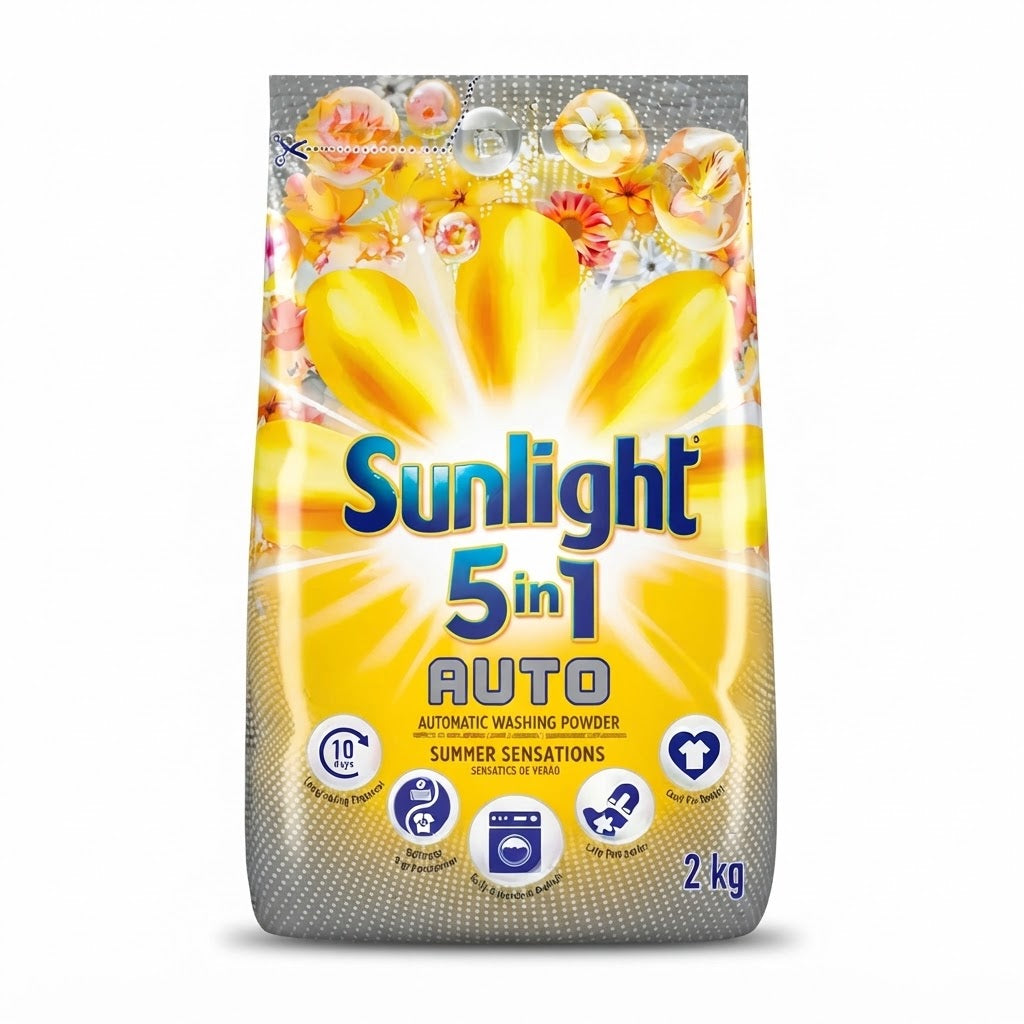 Sunlight Summer Sensations 5-in-1 Auto Washing Powder 2kg