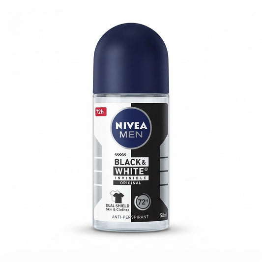 NIVEA MEN Black & White Invisible Original Anti-Perspirant Roll-On 50ml