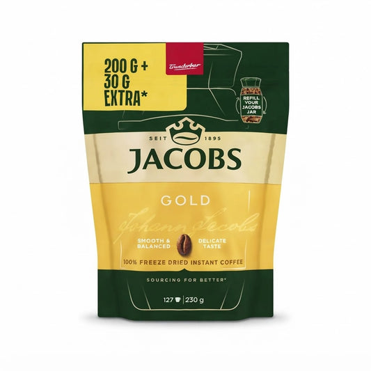 Jacobs Gold Freeze Dried Instant Coffee Pouch 230g