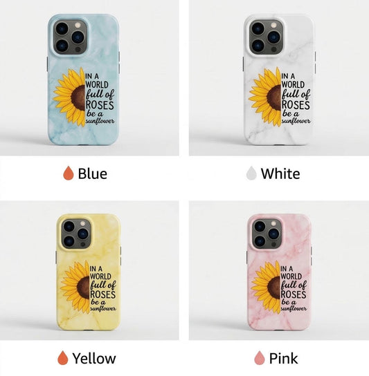 Xeez - Motivated Sunflower iPhone Case